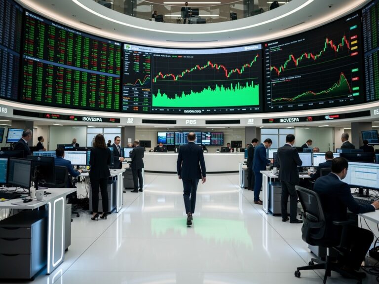 Ibovespa opera em queda em dia de CPI dos EUA e cautela com os juros do Fed